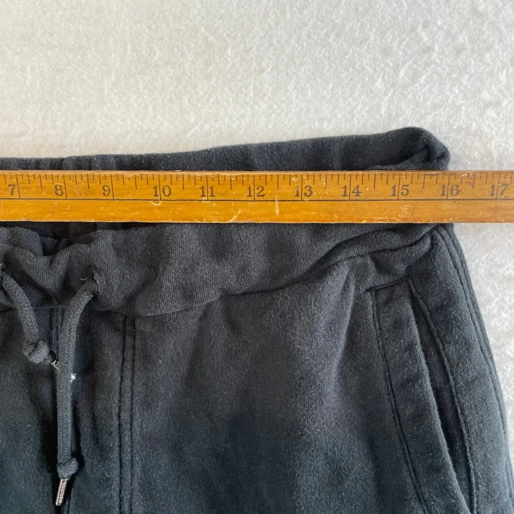 Diesel Loungewear Joggers Mens Large Black Logo Cuffs Drawstring Sweatpants - Picture 6 of 6